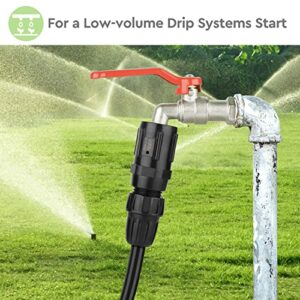Moistenland Irrigation Fittings for Garden Hose (Garden Faucet to 1/2 Tube)