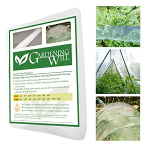 10x50ft mosquito bug insect bird fine mesh net barrier hunting blind garden screen netting for protect your plant fruits flower