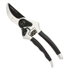 Razor Sharp Bypass Pruning Shears - Lifetime Replacement - Free Extra Blade, Spring & eBook - Japanese Steel - Premium Hand Pruners - Garden Shears - Garden Clippers - Secateurs with Ergonomic Handles