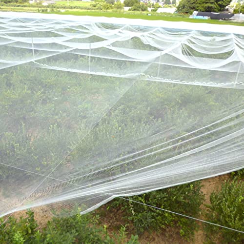 YELUCENS Garden Netting,(9.8ft-19.6ft) Garden Insect Netting Pest Barrier Mosquito Netting for Protect Vegetables Flowers Fruits Plant Covers Netting