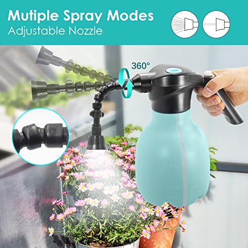 SideKing 0.4Gal/1.5L Electric Spray Bottle for Indoor/Outdoor Plants, Automatic Plant Mister Spray Bottle Rechargeable Battery Powered Sprayer with Adjustable Spout for Gardening,Fertilizing,Cleaning
