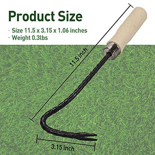 KROPEH Hand Weeding Weeder Tools Garden - with Ergonomic Handle - Dandelion Puller, Weed Removal, Pulling, Picker Tool for Gardening, Lawn, Farmland