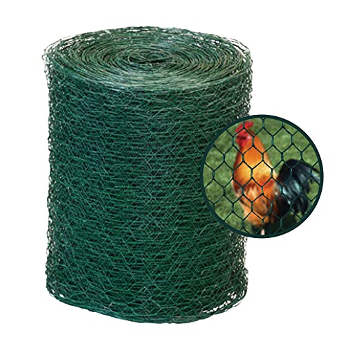 SLS SUPPLY FLORA - Green Florist Netting, Customizable Floral Wire, Steel Wire Mesh Roll, Versatile and Durable Garden Netting, Essential Floral Arrangement Supplies, 12 inches x 150 feet