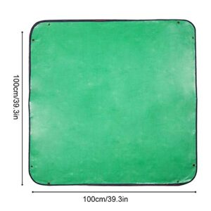 2Pack Plant Repotting Square Mats,39.3Inch Foldable Garden Transplanting Work Cloth,Waterproof Dirty Catcher Gardening Succulent Potting Tarp for Indoor Bonsai Succulents Plant Care (Green)