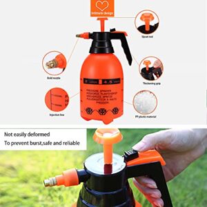 JoyTube 2 PCS Garden Pressure Sprayer 2-Liter Pump Water Sprayer Bottle Portable One-Hand Grip for General Use Cleaning, Washing