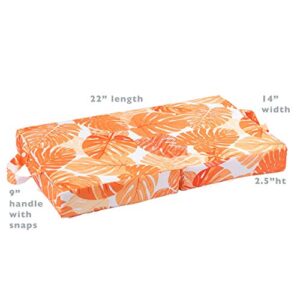 Raise Your Game Thick Gardening Kneeling Pad, Knee Pad Cushion for Garden Work, Large Thick Yard Kneeler (Orange)