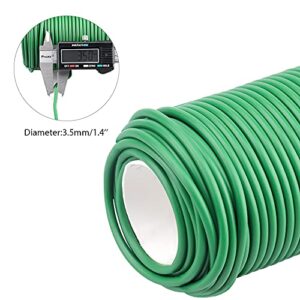 KINGLAKE GARDEN Flexible Soft Wire Ties,Soft Garden Plant Ties 3.5mm 65.6 Feet Green Plant Ties,Garden Twist Ties Heavy Duty Garden Wire for Plants