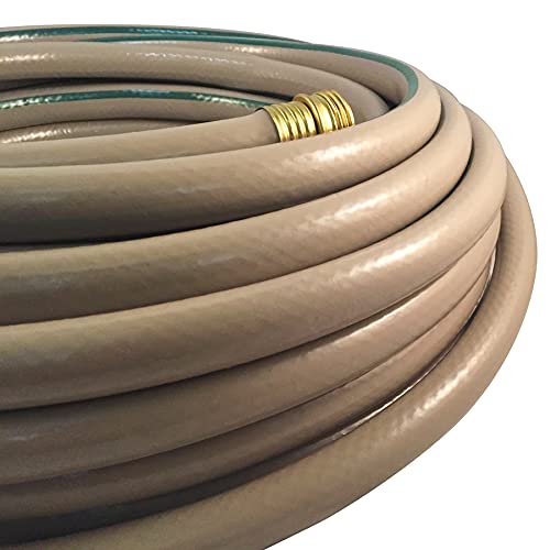 Flexon FAW12100CN Medium Duty Garden Hose, 100ft, Brown