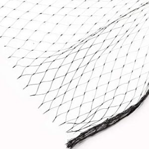PetiDream Bird Netting -Stops Hawks,Birds from Plants ,Fruit Trees and Vegetables - Perfect as Garden Netting and Protective Net in 13ftx 33ft,Black
