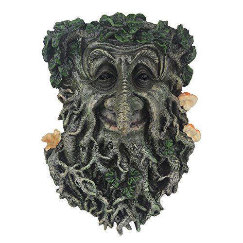 YLSMILE Tree Faces Decor Outdoor Green Man Head Planter Yard Art for Gnomes Garden Decorations Gifts for Gardeners Men