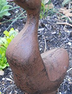 Full Bodied Cast Iron Duck Garden Figure