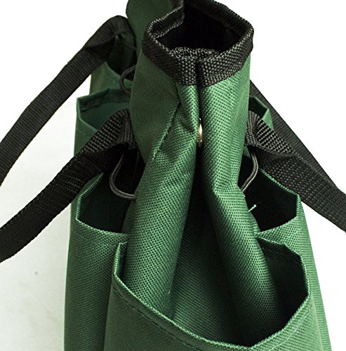 Gardening Tote Bag Garden Tool Bag Garden Tote Home Organizer Gardening Tool Kit Holder Oxford Bag Gardening Tools Organizer Tote Lawn Yard Bag with 8 Pockets