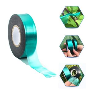 Coloch 6 Rolls Stretch Tie Tape, 150 Feet x 1" W Green Garden Tape, Thick Vinyl Stake Plant Ribbon for Branches, Climbing Planters, Flowers, Patio, Greenhouse