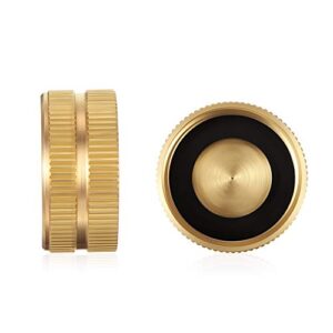 10 Pieces 3/4 Inch Brass Hose Cap Hose End Cap Spigot Cap Garden Hose Female End Cap with 20 Pieces 3/4 Inch Washers for Home Garden Hose