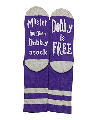 Inmeilifus Novelty Dobby Socks Funny Cotton Knitted Sox Cute Christmas Gift Stocking Stuffers