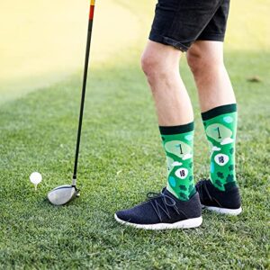 I'd Rather Be Golfing - Funny Golf Socks Novelty Christmas Gift Stocking Stuffer For Men, Women and Teens