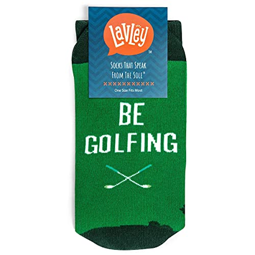 I'd Rather Be Golfing - Funny Golf Socks Novelty Christmas Gift Stocking Stuffer For Men, Women and Teens