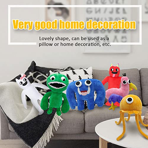 AndeanSun 9 in Plush Doll Toy, Garten of Banban Plushies Toy for Game Fans Gift, Horror Stuffed Figure Doll for Kids and Adults, Great Easter Basket Christmas Stocking Stuffers Choice (6PCS)