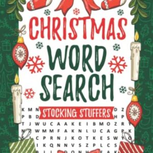 Christmas Word Search Stocking Stuffers: Fun Christmas Holiday Activity Book For Adults and Kids