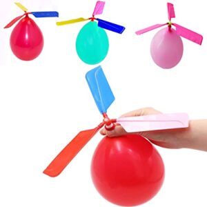 baivyle kids toy balloon helicopter (12 pack) children’s day gift party favor easter basket, stocking stuffer or birthday! flying toys for boys and girls – outdoor sport toy for 7 8 9 10 year old