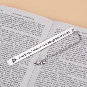 Book Lover Gift for Woman Christmas Gift Stocking Stuffers for Teen Girls Inspirational Bookmark Graduation Birthday Valentine Gifts for Female Friends Girls Bestie Daughter Mom Grandma Teacher