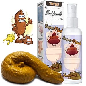 tbtfw prank kit, fart spray & fake poop kit set, fart spray extra strong, stinky and dirty for adults or kids, perfect gag gifts, stocking stuffers & really great gifts