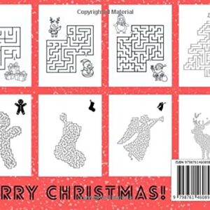 Stocking Stuffers: Mazes Book for Kids: Ages 6-8 8-12 Christmas Themes (Stocking Stuffers for Kids)