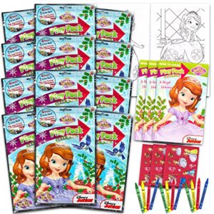 disney princess party favors for kids – disney stocking stuffers bundle with 12 disney princess christmas activity play packs with coloring book, stickers, more | disney princess coloring book