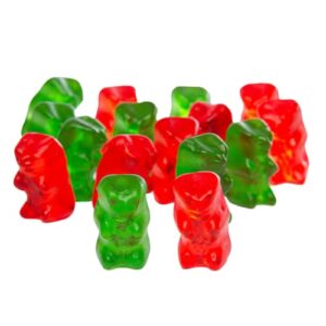 Limited Edition Christmas Haribo Goldbears, Assorted Fruit Flavored Gummy Bears, Holiday Themed Chewy Candies for Stocking Stuffers or Gifts, 3 Pack