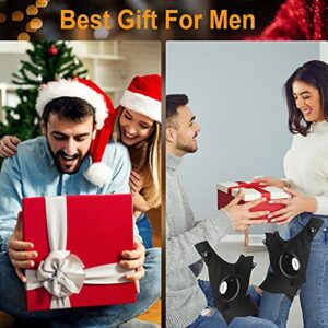 Gifts for Men Him Dad, LED Flashlight Gloves, Cool Gadgets Birthday Gifts for Boyfriend Hands-Free Lights Fingerless Gloves for Car Repairing, Night Fishing, Running, Camping, Hiking