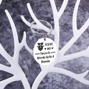 Funny Gifts for Husband Boyfriend from Girlfriend Wife Christmas Stocking Stuffers keychain for Men Him Valentine’s Day Birthday Gifts for Fiance Groom Bridegroom Hubby Couple Cute Anniversary