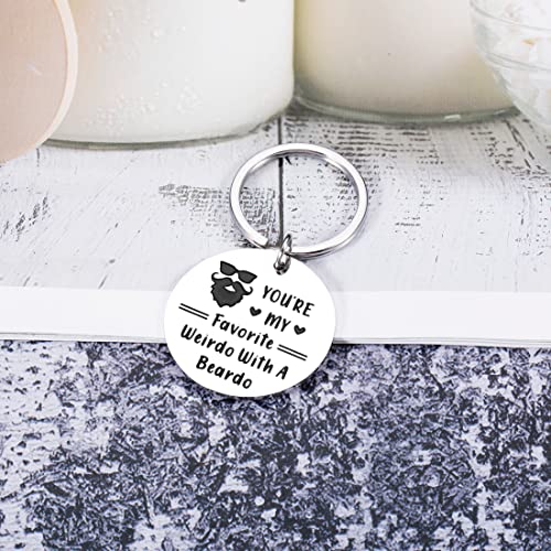 Funny Gifts for Husband Boyfriend from Girlfriend Wife Christmas Stocking Stuffers keychain for Men Him Valentine’s Day Birthday Gifts for Fiance Groom Bridegroom Hubby Couple Cute Anniversary