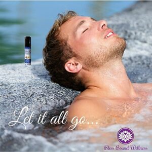 stress relief & sleep essential oils roll on - sleep aid, natural perfume, relaxation on the go -10 mL -therapeutic grade - Chill Out Relaxing blend by Bliss Bound Wellness