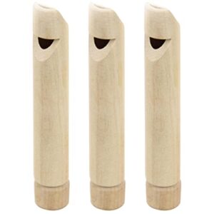zerodeko 3pcs wooden whistle, slide whistle toys for kids small flute music instruments sound toys early educational musical toys christmas stocking stuffers gifts for kids children toddler (wood)