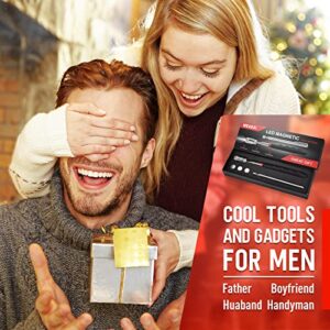 Gifts for Men, Magnetic Pickup Tool for Men, Christmas Stocking Stuffers for Men, Cool Gadgets for Men, Dad, Husbands, Unique Gifts for Dad, Gifts for Men Who Have Everything