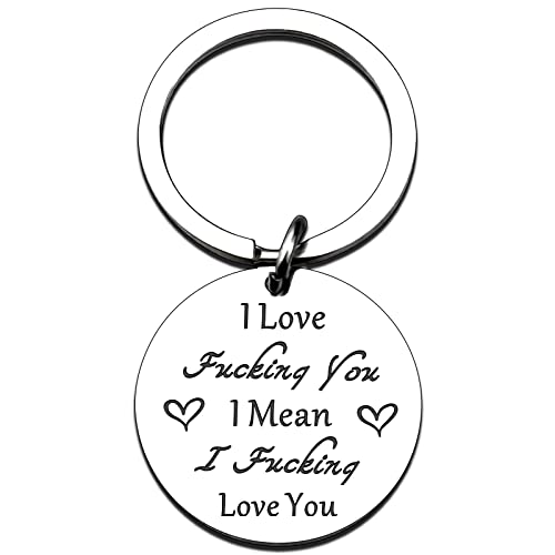 isiyu Couples I Love You Gifts for Her Him Boyfriend Anniversary Keychain from Girlfriend Birthday Gifts