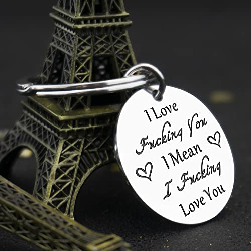 isiyu Couples I Love You Gifts for Her Him Boyfriend Anniversary Keychain from Girlfriend Birthday Gifts