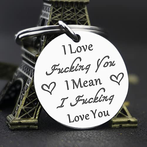 isiyu Couples I Love You Gifts for Her Him Boyfriend Anniversary Keychain from Girlfriend Birthday Gifts