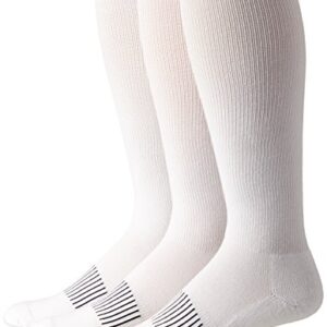 Wrangler Men's Western Boot Socks (Pack of 3),White,Sock Size:X-Large(12-15)/Shoe Size: 12-16