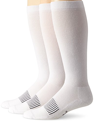 Wrangler Men's Western Boot Socks (Pack of 3),White,Sock Size:X-Large(12-15)/Shoe Size: 12-16