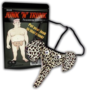 deluxe junk in trunk elephant – gag gifts for men funny naughty mens gifts for christmas wife gifts for husbands stocking stuffers