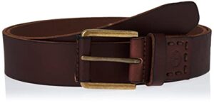 timberland men’s casual leather belt, dark brown, 36