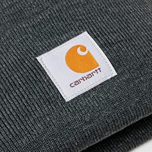 Carhartt Men's Knit Cuffed Beanie, Coal Heather, One Size