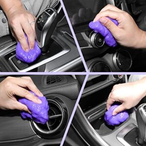 【2023 Upgraded】Cleaning Gel for Car, Car Cleaning Kit Universal Detailing Automotive Dust Car Crevice Cleaner Auto Air Vent Interior Detail Removal Putty Cleaning Keyboard Cleaner for Car Vents, PC