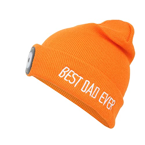 Funny Gifts for Dad from Daughter Son Fathers Day Beanie Winter Hat Christmas Stocking Stuffers for Men Daddy Step Dad Him