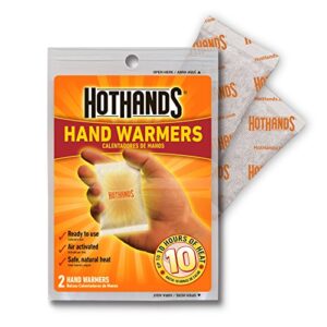 HotHands Hand Warmers - Long Lasting Safe Natural Odorless Air Activated Warmers - Up to 10 Hours of Heat - 3 Pair