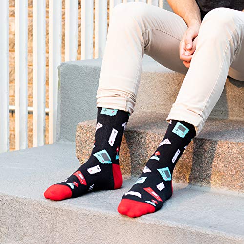 I'd Rather Be - Funny Novelty Socks Stocking Stuffer Gift For Men and Women (Gaming)