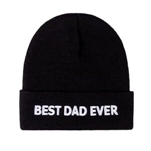 funny gifts for dad from daughter son fathers day beanie winter hat christmas stocking stuffers for men daddy step dad him black