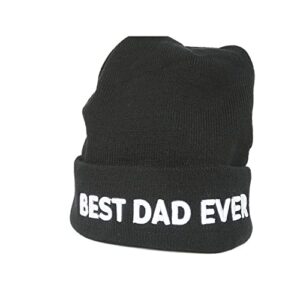 Funny Gifts for Dad from Daughter Son Fathers Day Beanie Winter Hat Christmas Stocking Stuffers for Men Daddy Step Dad Him Black