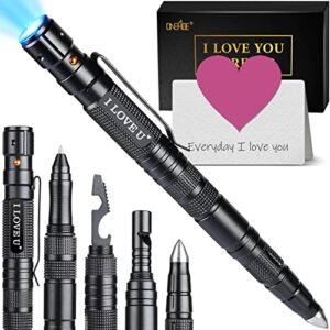 gifts for him boyfriend husband,christmas stocking stuffers for men,”i love u”multitool pen gift set,anniversary birthday valentines fathers day gift ideas for him